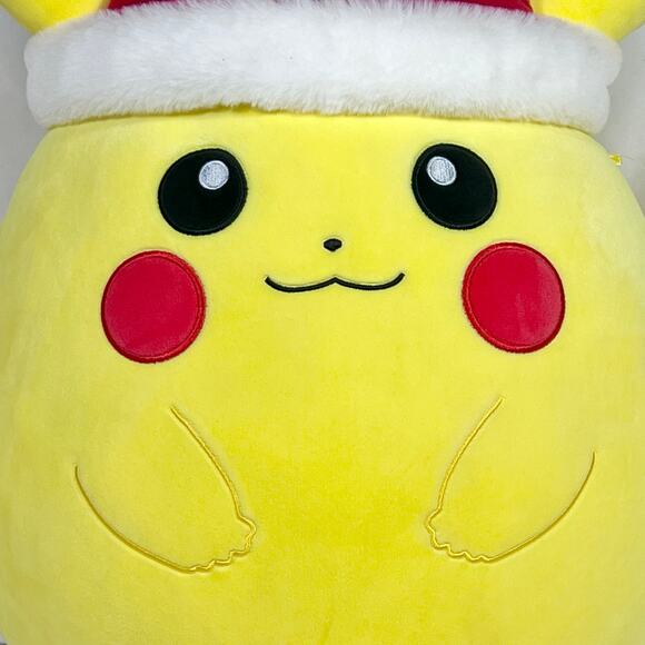 Squishmallows Santa Pikachu Pokemon 20” Plush 2023 New with Tags - Picture 6 of 8